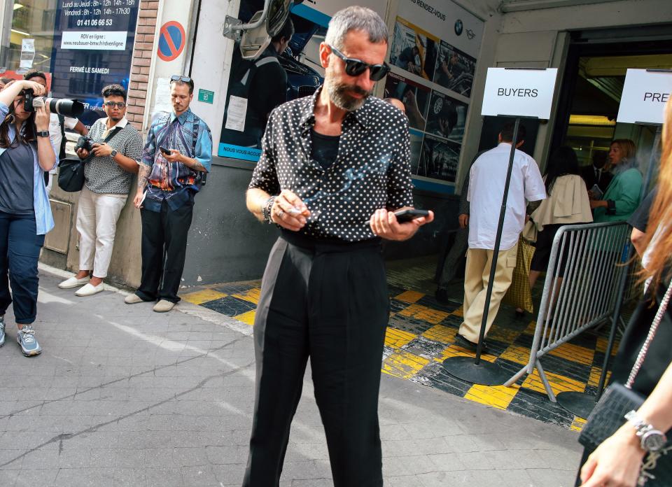 Polka Dots Are Taking Over Street Style